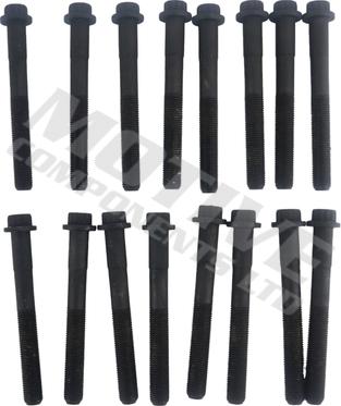 MOTIVE HB201SET - Jeu de boulons de culasse de cylindre droxauto.com