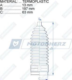 Motorherz RDZ0452MG - Joint-soufflet, direction droxauto.com