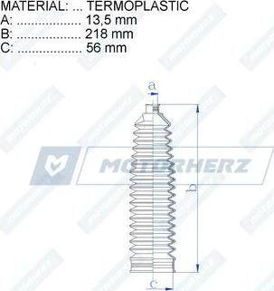 Motorherz RDZ0516MG - Joint-soufflet, direction droxauto.com