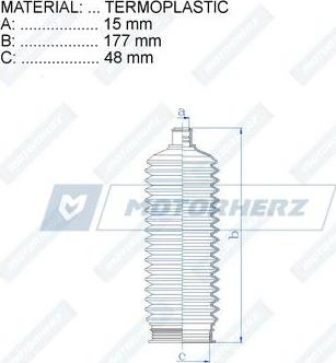 Motorherz RDZ0510MG - Joint-soufflet, direction droxauto.com