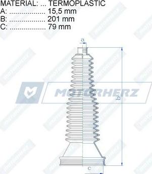 Motorherz RDZ0570MG - Joint-soufflet, direction droxauto.com