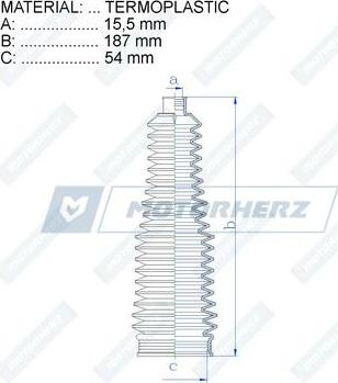 Motorherz RDZ0571MG - Joint-soufflet, direction droxauto.com