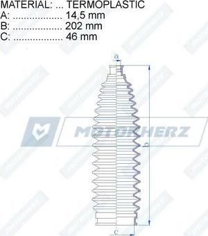 Motorherz RDZ0609MG - Joint-soufflet, direction droxauto.com