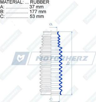 Motorherz RDZ0309MG - Joint-soufflet, direction droxauto.com