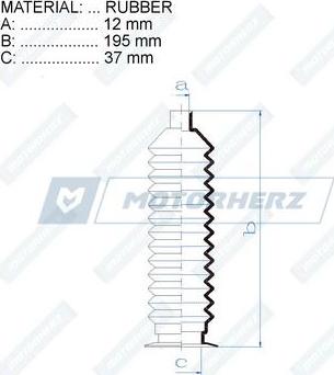 Motorherz RDZ0282MG - Joint-soufflet, direction droxauto.com