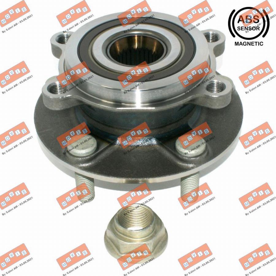 MOVIS ASB2956 - Kit de roulements de roue droxauto.com