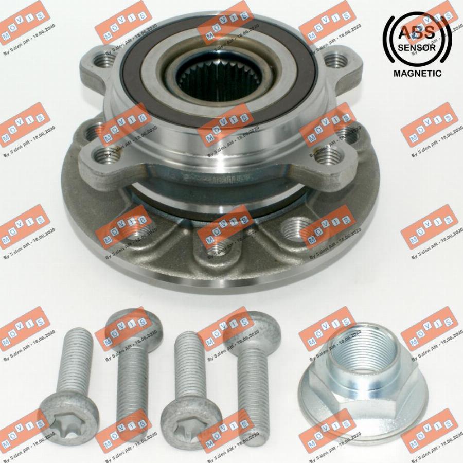 MOVIS ASB2919 - Kit de roulements de roue droxauto.com