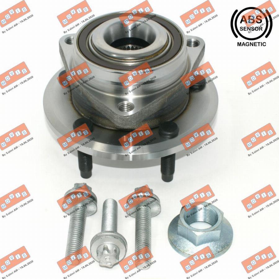 MOVIS ASB2584 - Kit de roulements de roue droxauto.com