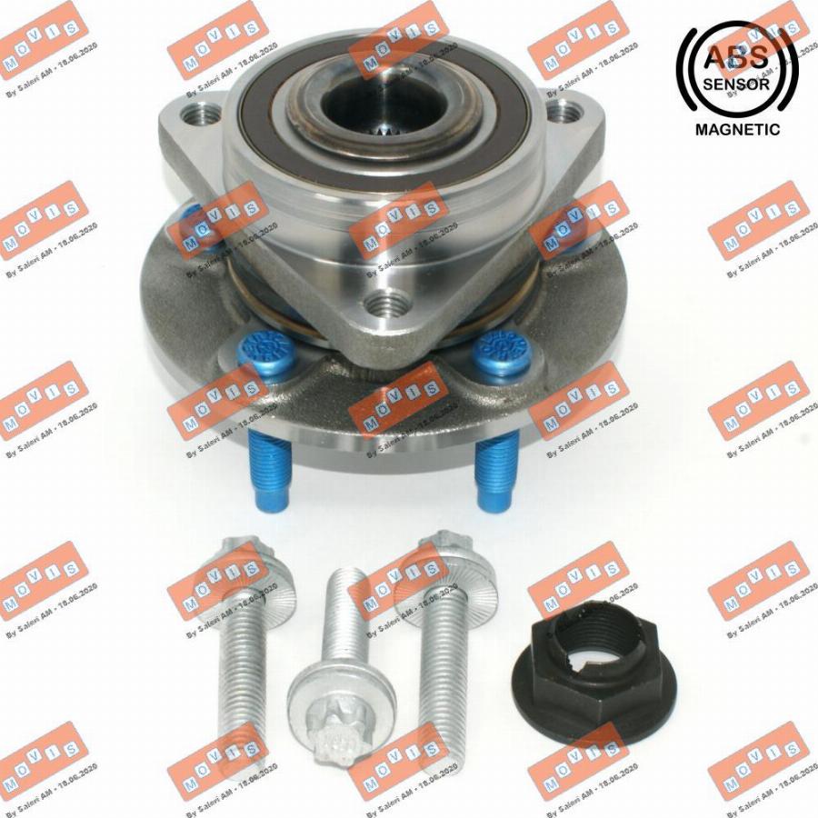 MOVIS ASB2585 - Kit de roulements de roue droxauto.com