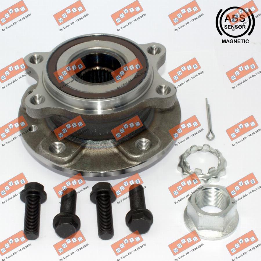 MOVIS ASB2849 - Kit de roulements de roue droxauto.com