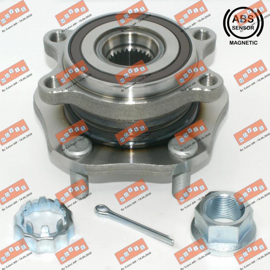 MOVIS ASB2848 - Kit de roulements de roue droxauto.com