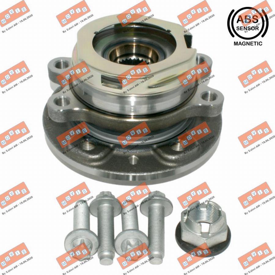 MOVIS ASB2884 - Kit de roulements de roue droxauto.com