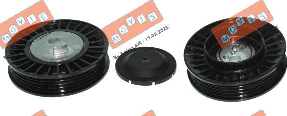 MOVIS ASR4052 - Poulie renvoi / transmission, courroie trapézoïdale à nervures droxauto.com