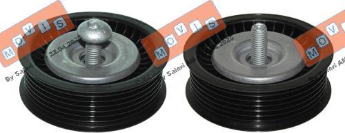 MOVIS AST4054 - Poulie renvoi / transmission, courroie trapézoïdale à nervures droxauto.com