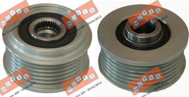 MOVIS AST3403 - Poulie, alternateur droxauto.com