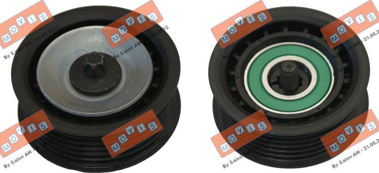 MOVIS AST3427 - Poulie renvoi / transmission, courroie trapézoïdale à nervures droxauto.com