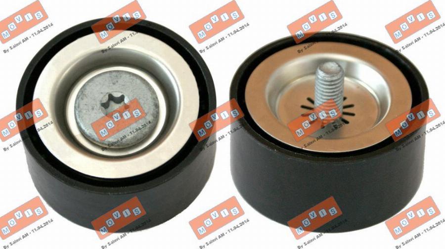 MOVIS AST3653 - Poulie renvoi / transmission, courroie trapézoïdale à nervures droxauto.com