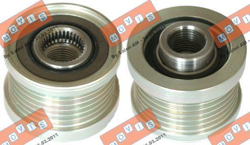 MOVIS AST3335 - Poulie, alternateur droxauto.com