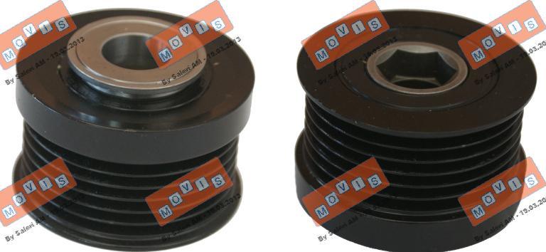 MOVIS AST3338 - Poulie, alternateur droxauto.com