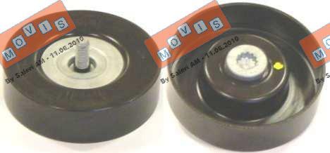 MOVIS AST2730 - Poulie renvoi / transmission, courroie trapézoïdale à nervures droxauto.com
