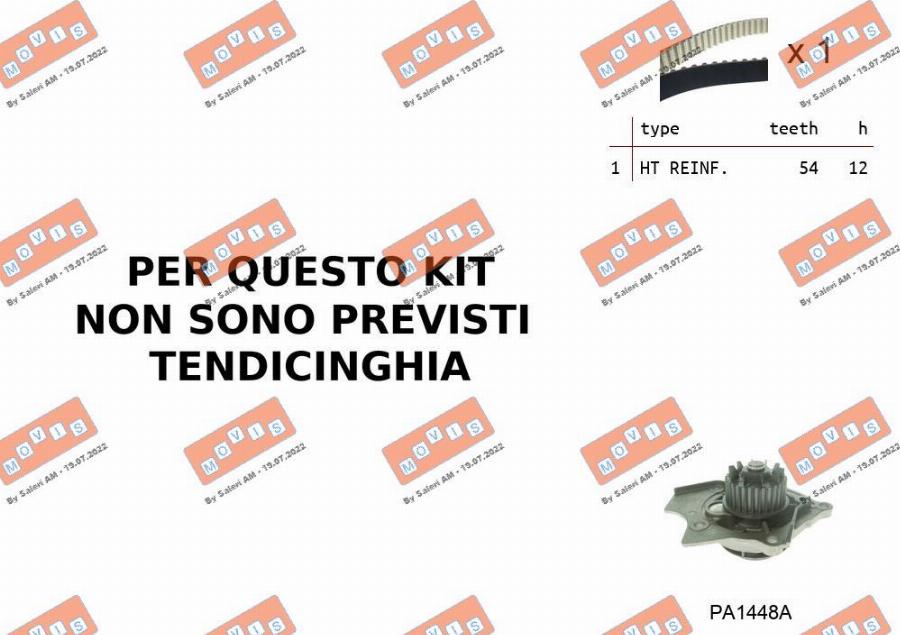 MOVIS ASTK0B05PA - Pompe à eau + kit de courroie de distribution droxauto.com