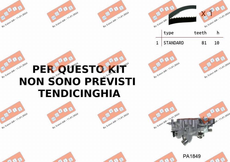 MOVIS ASTK0B06PA2 - Pompe à eau + kit de courroie de distribution droxauto.com