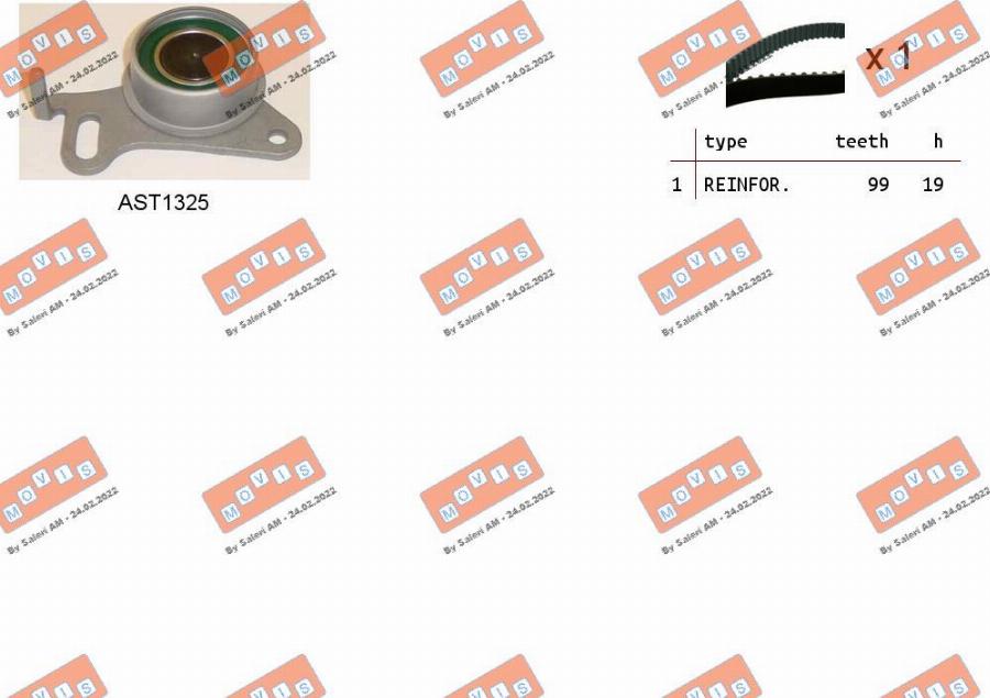 MOVIS ASTK1241 - Kit de distribution droxauto.com