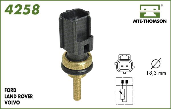 MTE-Thomson 4258 - Sonde de température, liquide de refroidissement droxauto.com