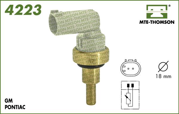 MTE-Thomson 4223 - Sonde de température, liquide de refroidissement droxauto.com