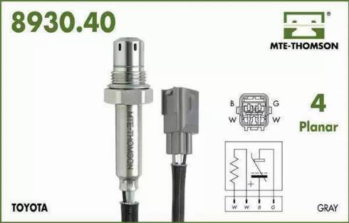 MTE-Thomson 8930.40.045 - Sonde lambda droxauto.com