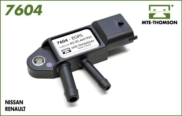 MTE-Thomson 7604 - Capteur, pression des gaz échappement droxauto.com