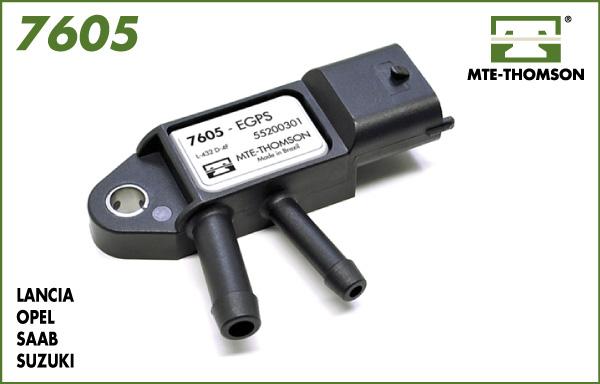 MTE-Thomson 7605 - Capteur, pression des gaz échappement droxauto.com