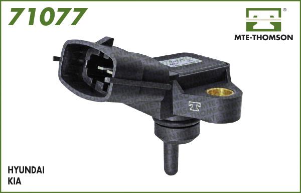 MTE-Thomson 71077 - Capteur, pression du tuyau d'admission droxauto.com