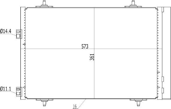 MTR 13054447 - Condensateur, climatisation droxauto.com