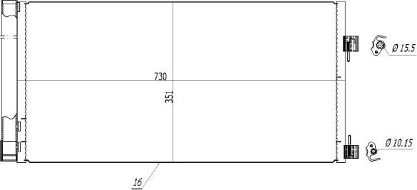 MTR 13054454 - Condensateur, climatisation droxauto.com