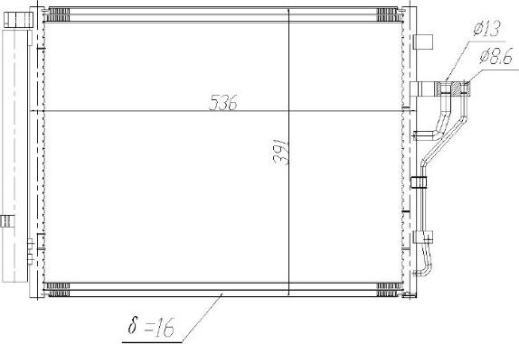 MTR 13054451 - Condensateur, climatisation droxauto.com