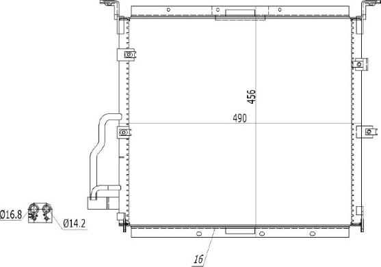 MTR 13054460 - Condensateur, climatisation droxauto.com