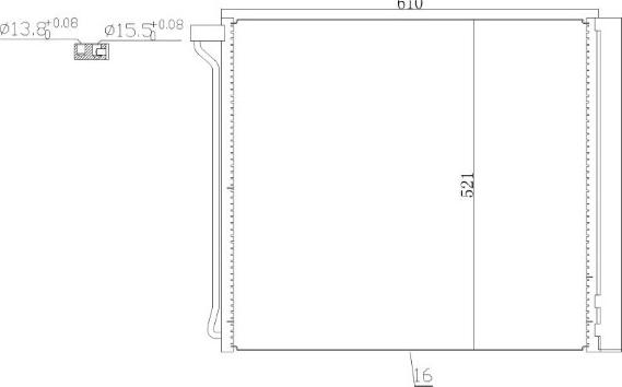 MTR 13054461 - Condensateur, climatisation droxauto.com