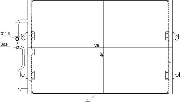 MTR 13054484 - Condensateur, climatisation droxauto.com
