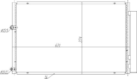 MTR 13054485 - Condensateur, climatisation droxauto.com