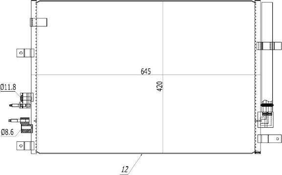 MTR 13054470 - Condensateur, climatisation droxauto.com