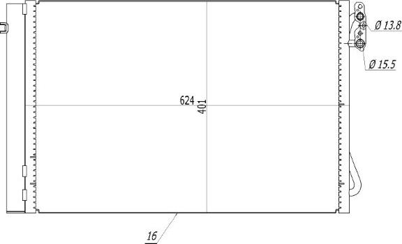 MTR 13054472 - Condensateur, climatisation droxauto.com