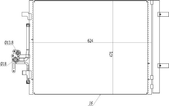 MTR 13054544 - Condensateur, climatisation droxauto.com