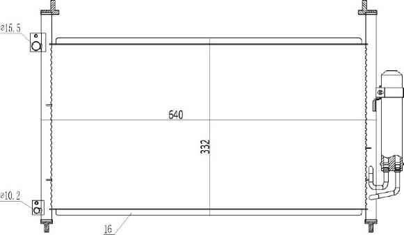 MTR 13054564 - Condensateur, climatisation droxauto.com
