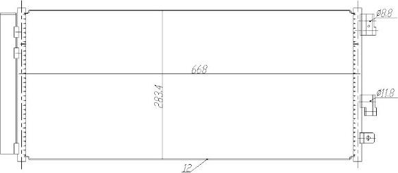 MTR 13054500 - Condensateur, climatisation droxauto.com