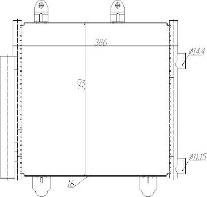 MTR 13054519 - Condensateur, climatisation droxauto.com