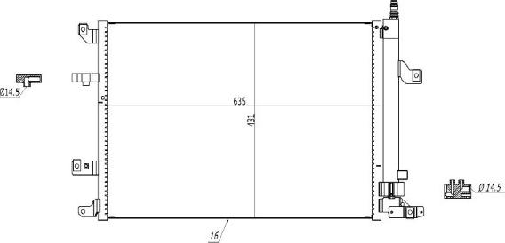 MTR 13054531 - Condensateur, climatisation droxauto.com