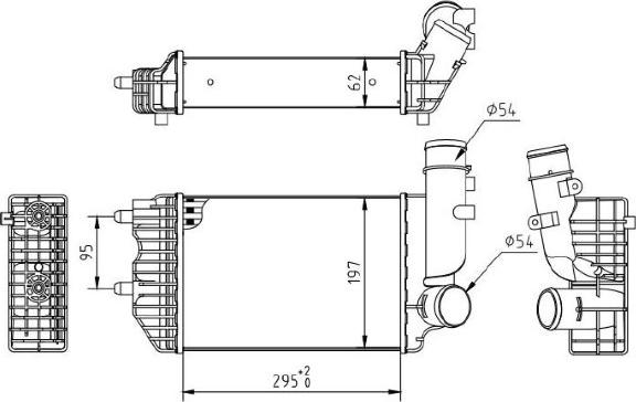 MTR 13054668 - Intercooler, échangeur droxauto.com