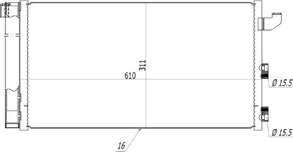 MTR 13054618 - Condensateur, climatisation droxauto.com