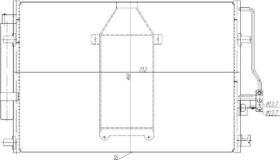 MTR 13054613 - Condensateur, climatisation droxauto.com